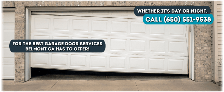 Garage Door Off Track In Belmont CA